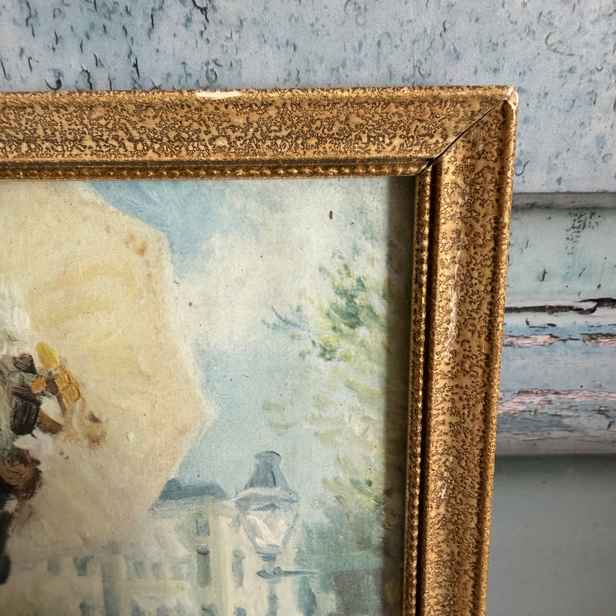 Vintage John Strevens Framed Print – 1960s Parisian Lady – Rosie and Rupert Vintage