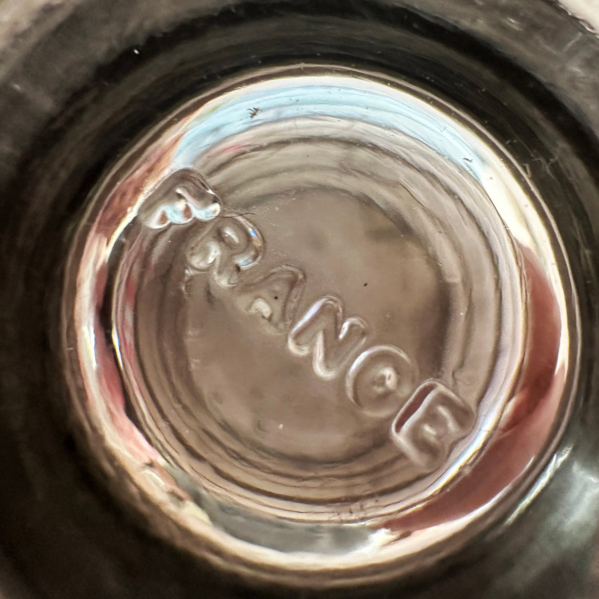 French Vintage Silver Striped Glasses – detail 7