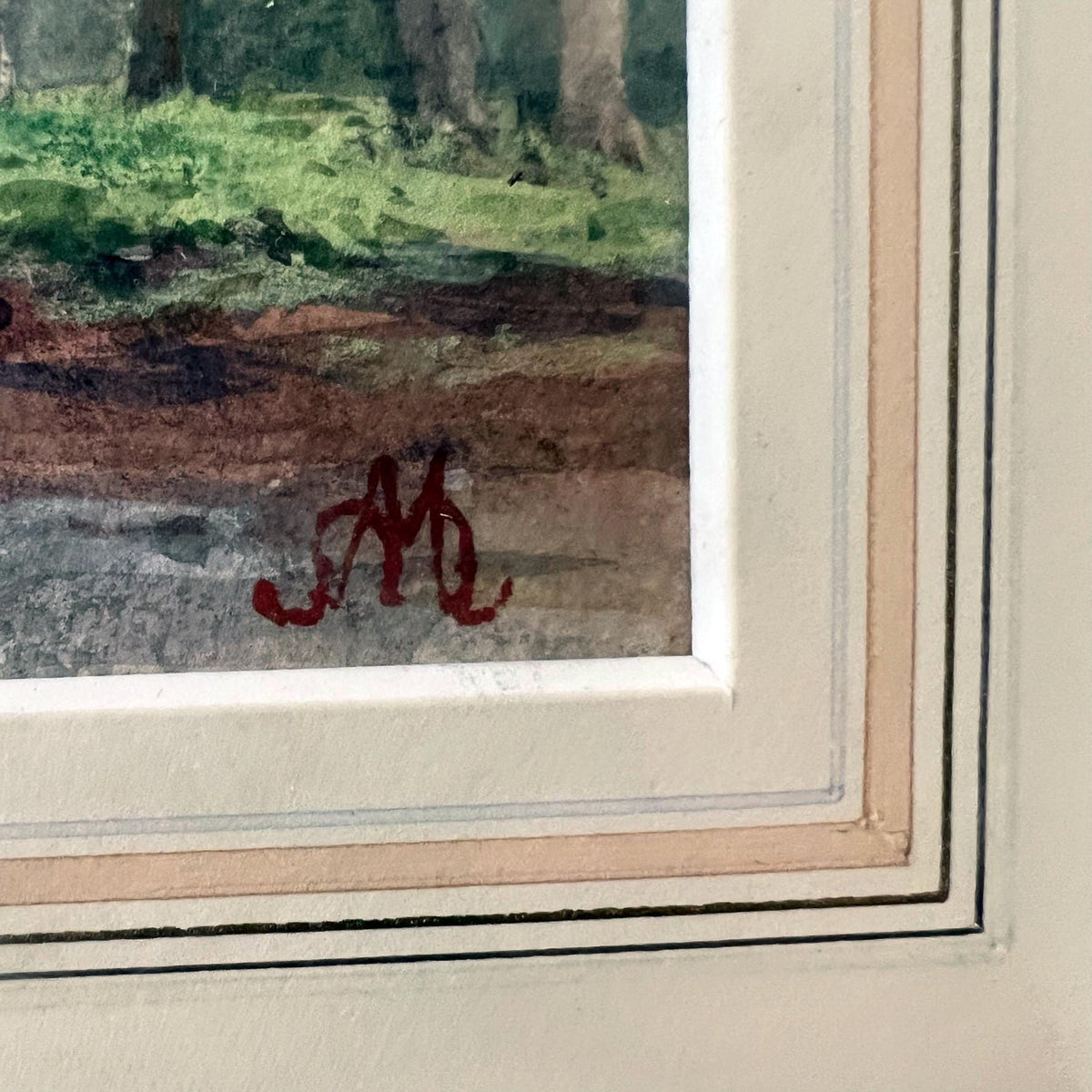 Vintage Family Scene Print, Vintage Painting, Vintage Art – detail 3