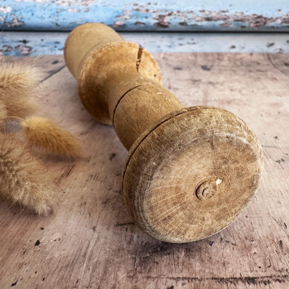 Vintage French Wooden Pestle – detail 5