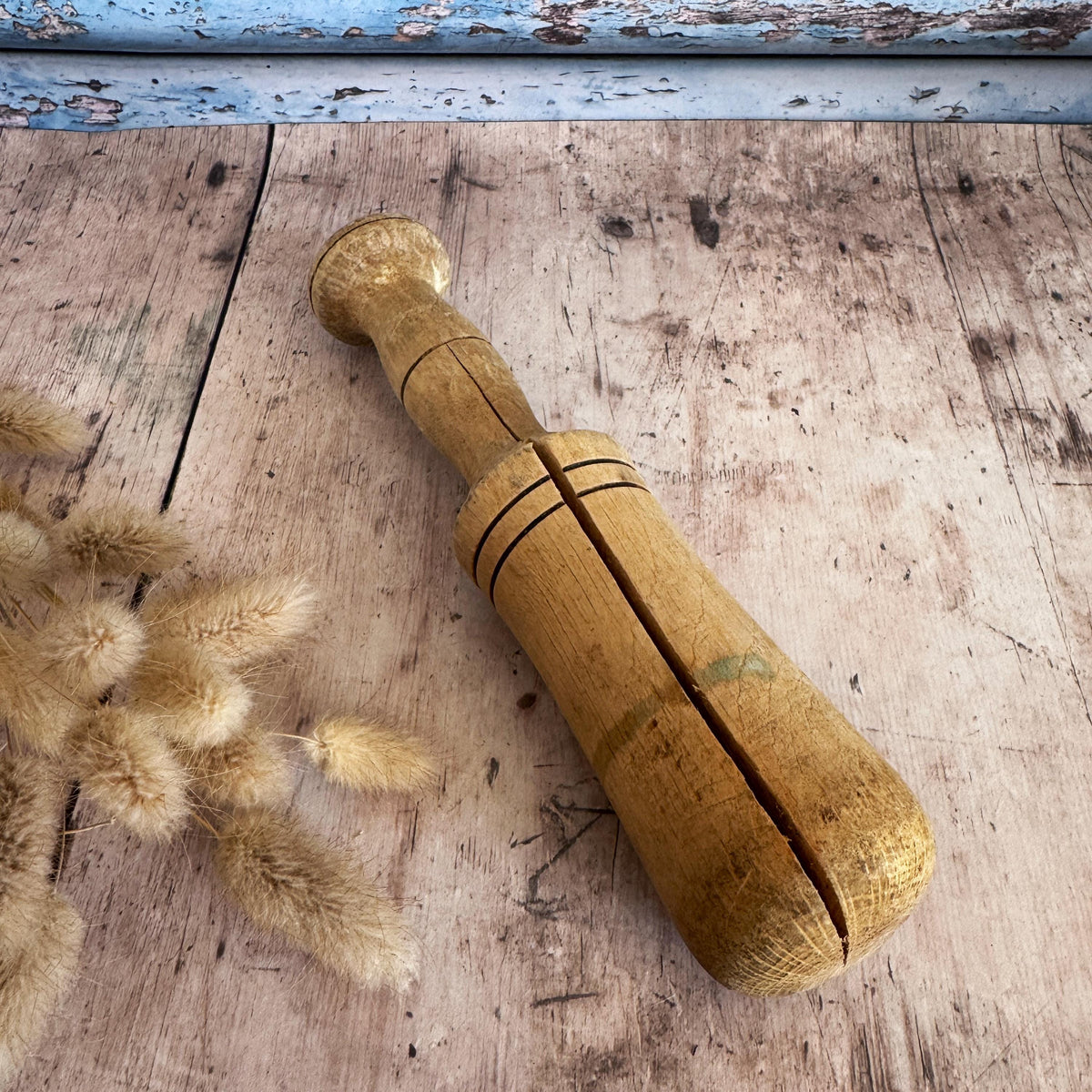 Vintage French Wooden Pestle