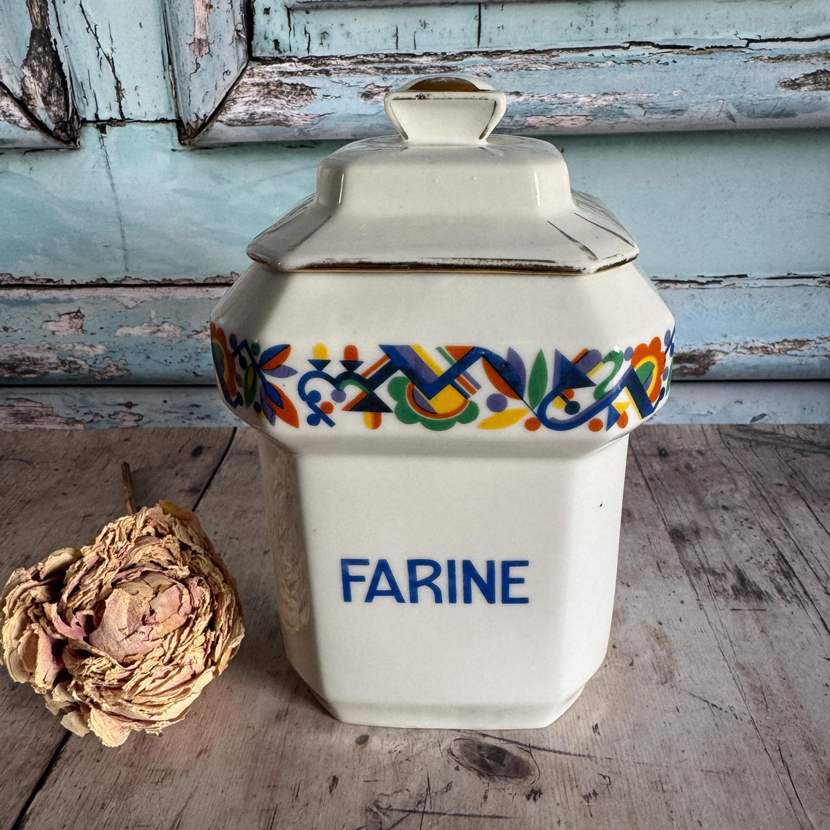 French Vintage Kitchen Canister Set, Kitchen Storage – detail 2