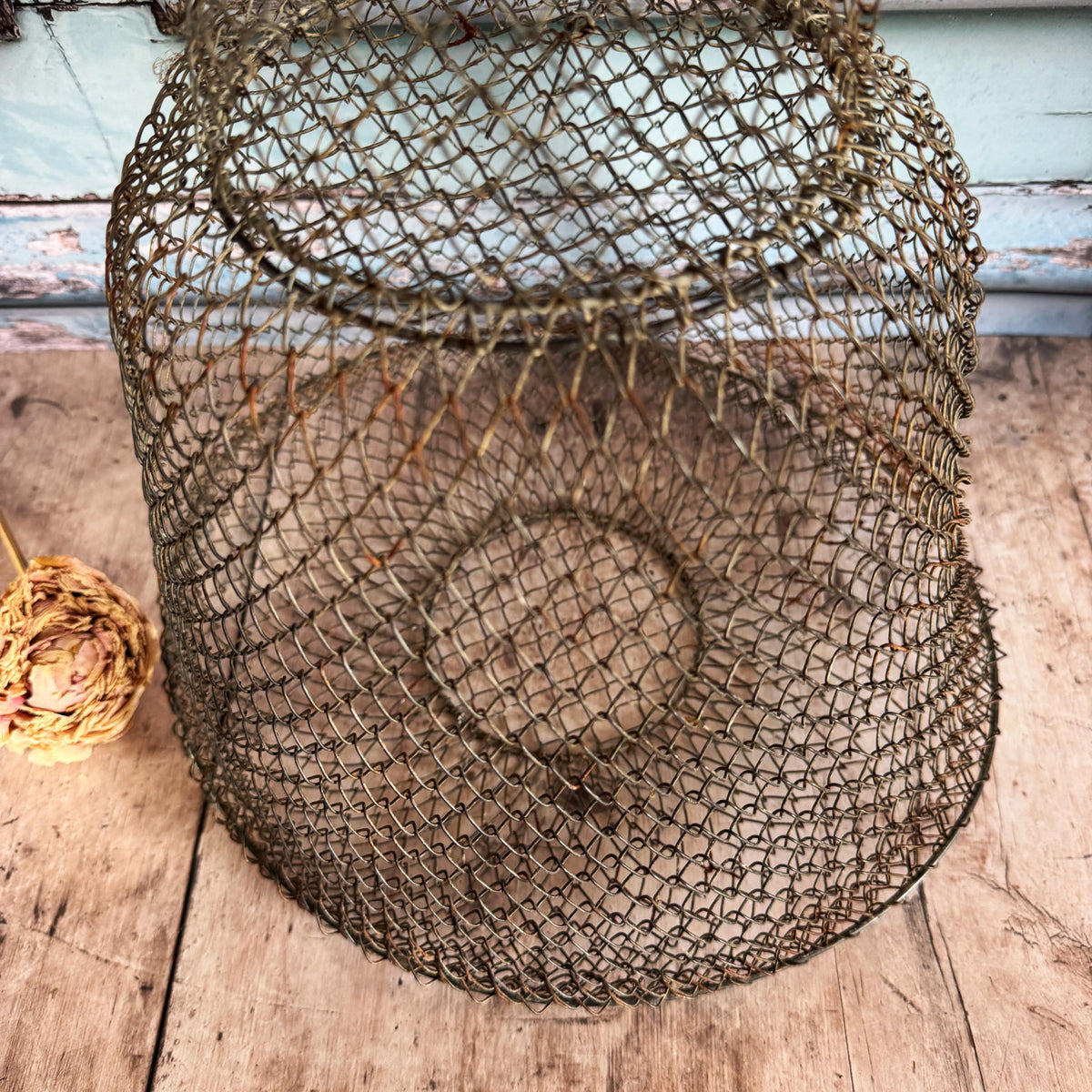 French Vintage Fish Keepers Basket – detail 5