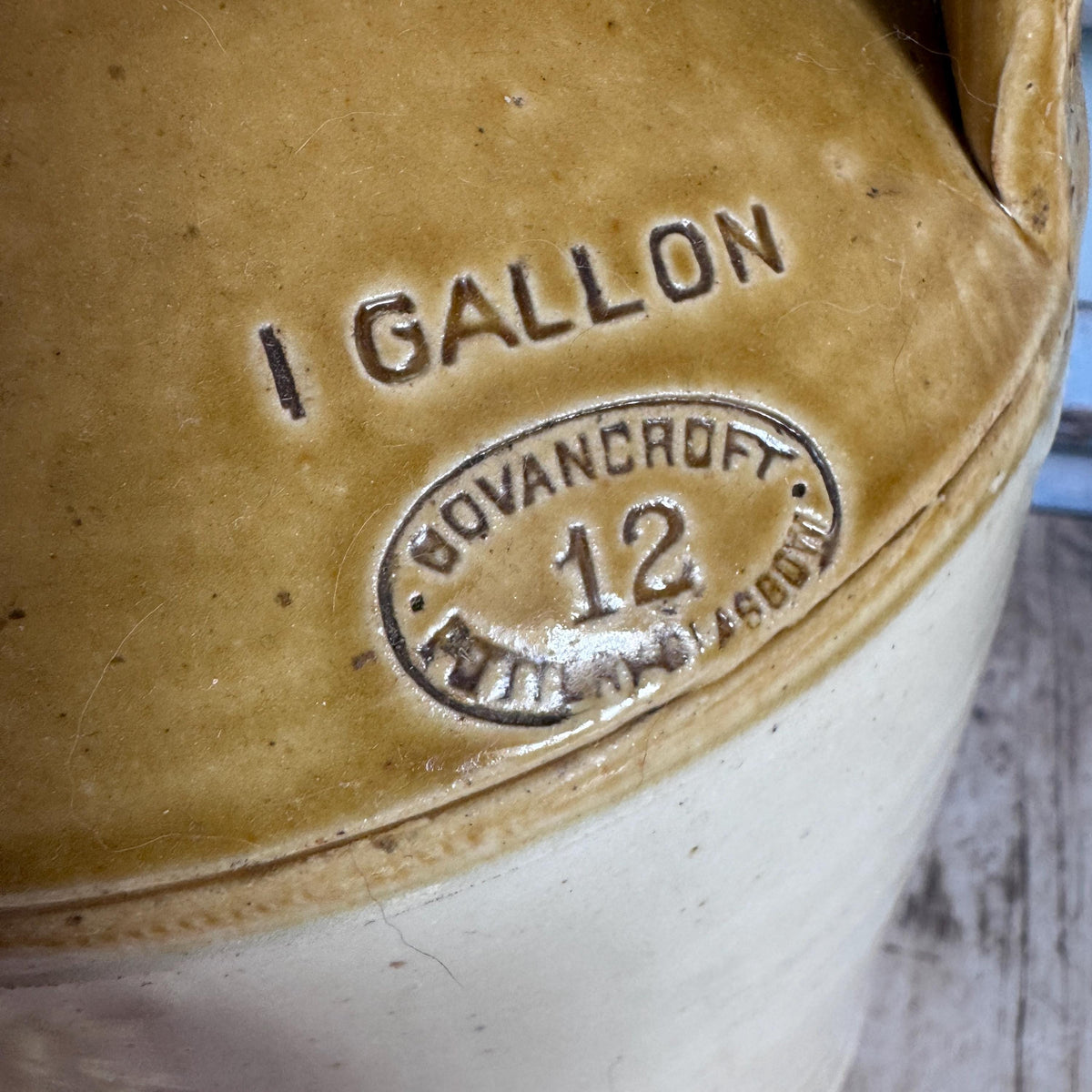 Vintage Earthenware Flagon, Vintage Home – detail 2