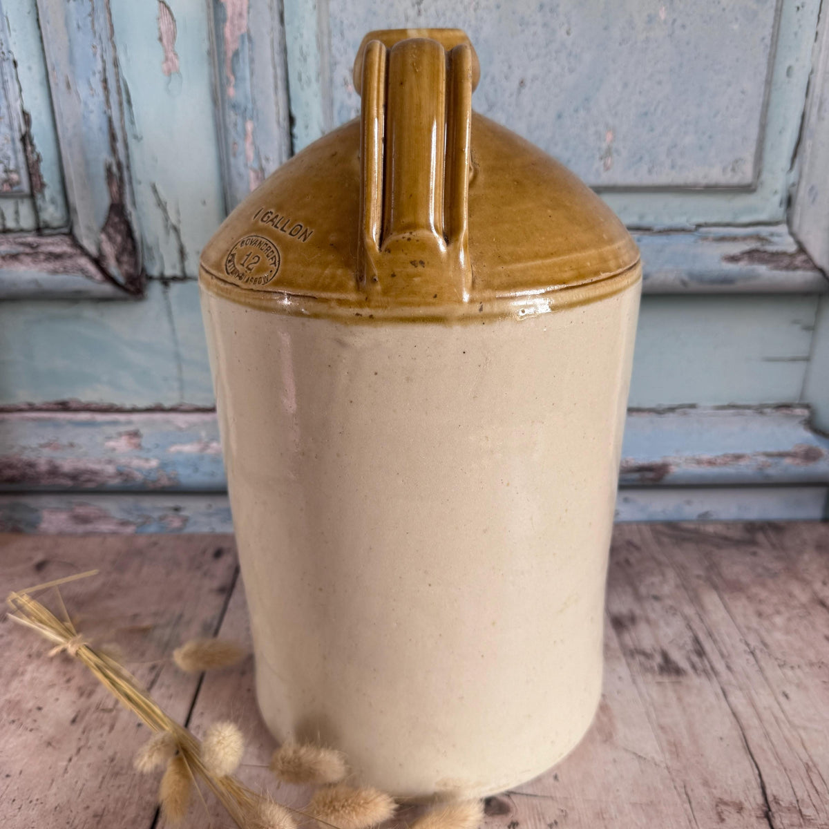 Vintage Earthenware Flagon, Vintage Home – detail 3