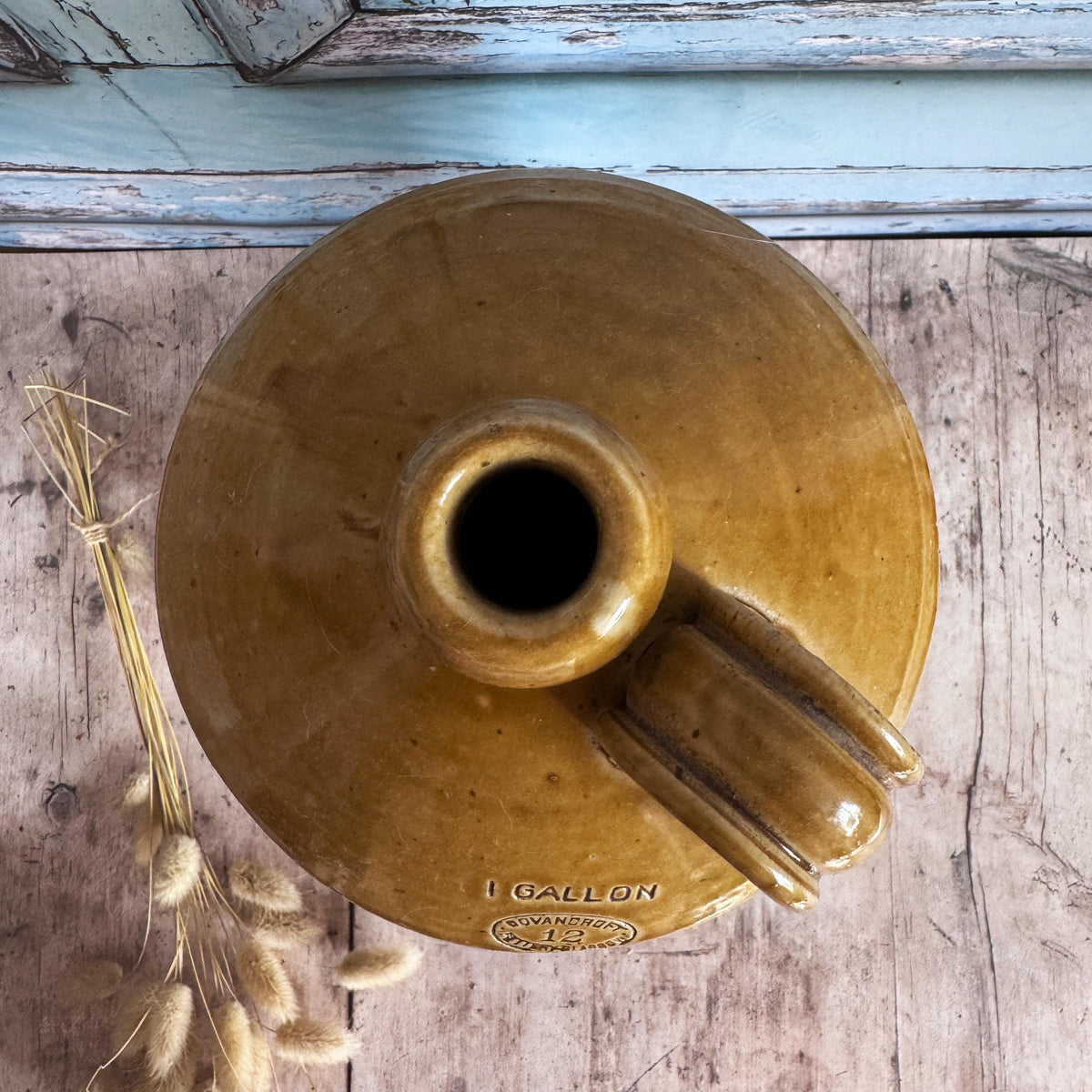 Vintage Earthenware Flagon, Vintage Home – detail 7