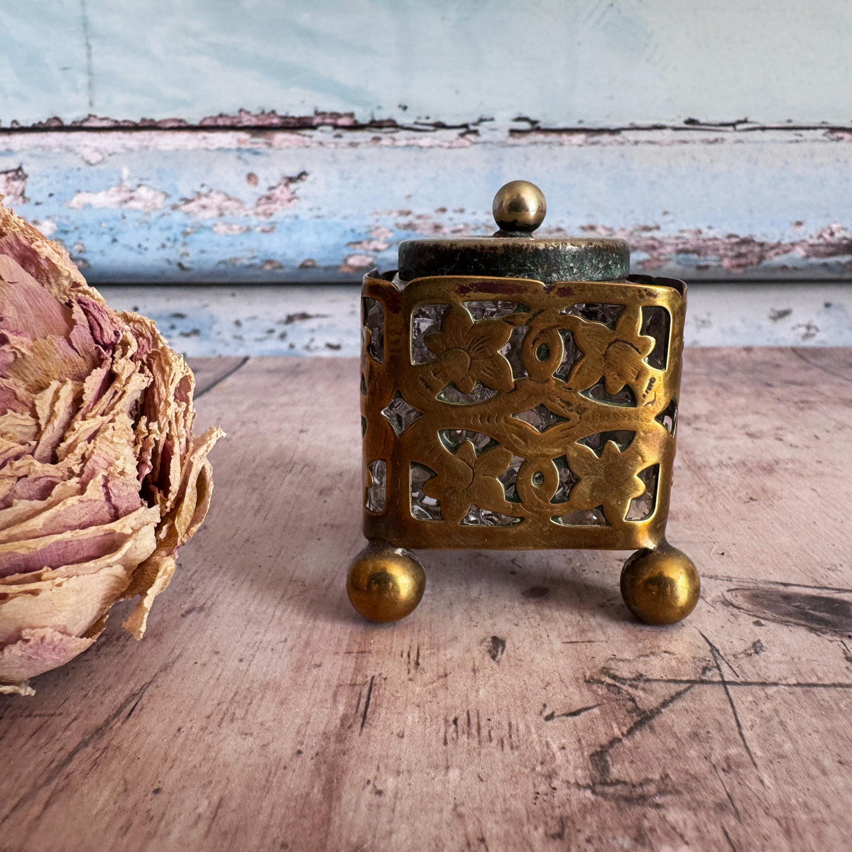 Vintage Silver Plated Pot, Vintage Home