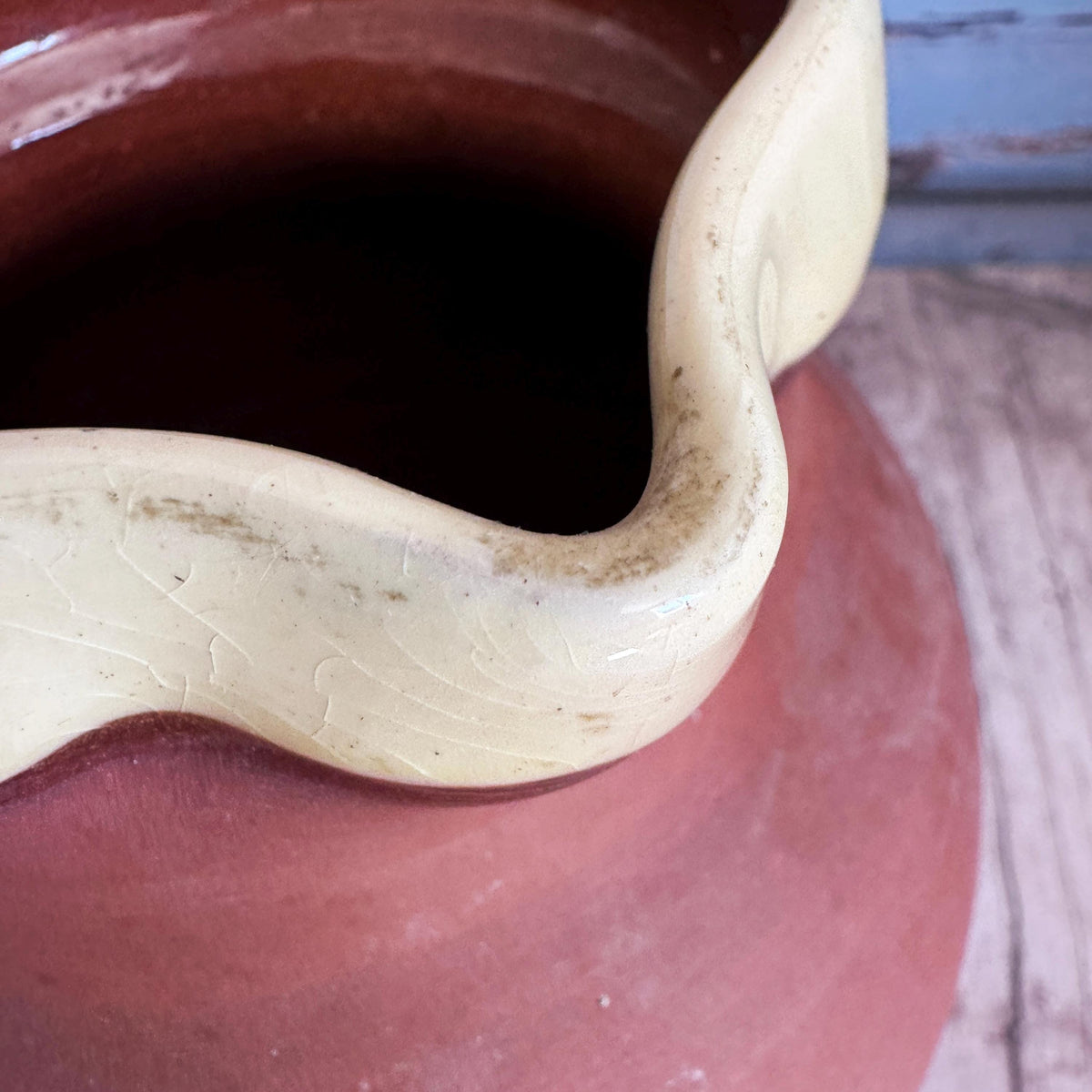 French Vintage Terracotta Jug – detail 9