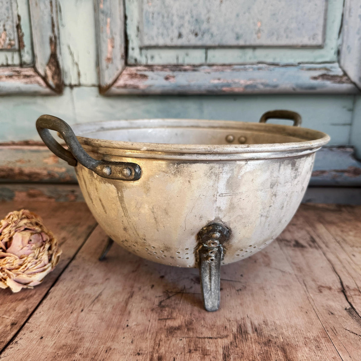 French Vintage Colander, Vintage Kitchenalia, Cookware