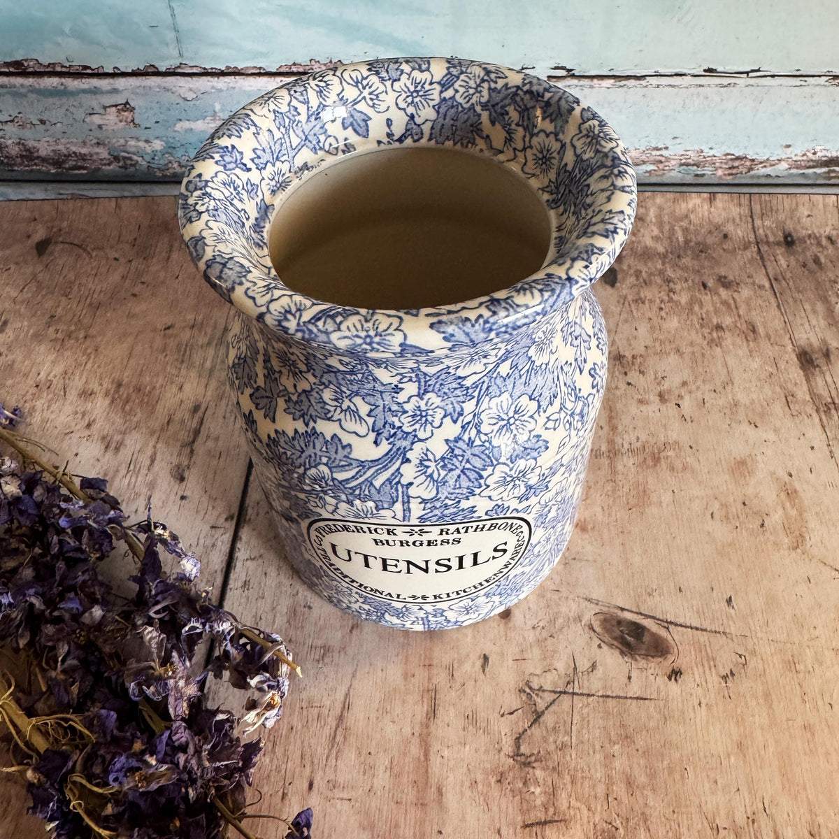 Vintage Frederick Rathbone Utensil Jar – detail 3