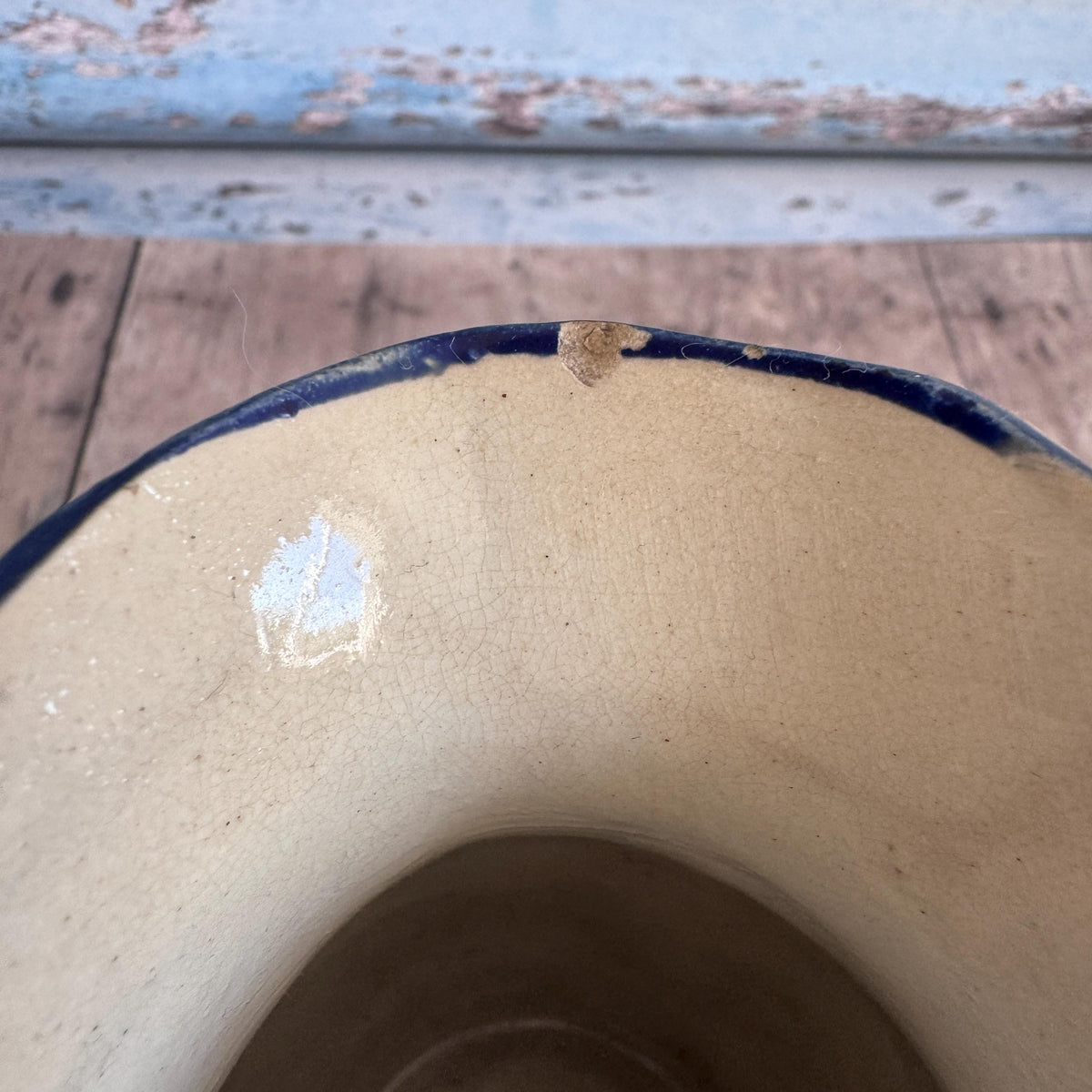 French Vintage White Ceramic Jug, English China, Vintage Home – detail 4