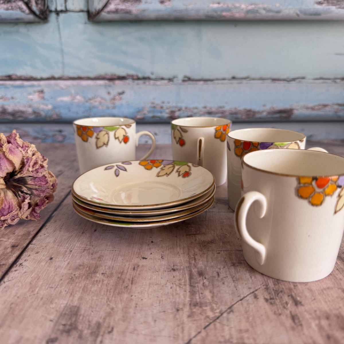 Vintage Tamsware Espresso Cups and Saucers, Vintage Home