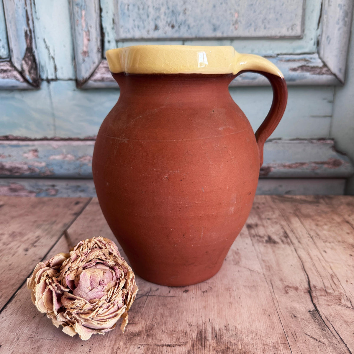 French Vintage Terracotta Jug