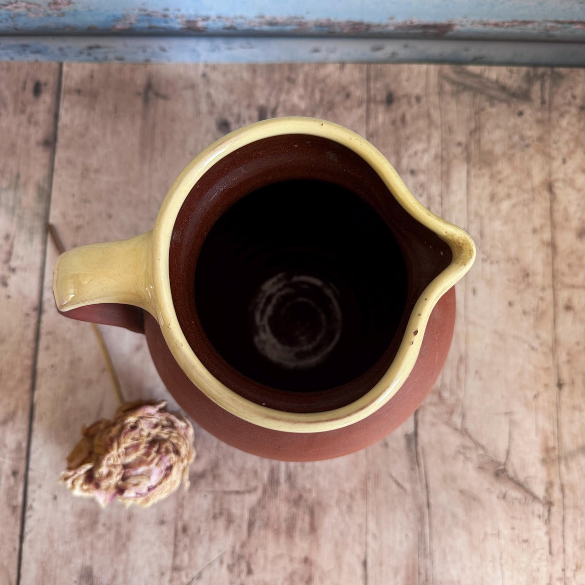French Vintage Terracotta Jug – detail 7