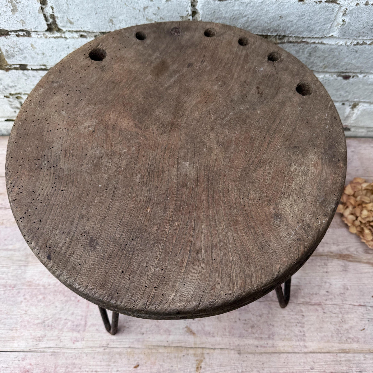 Vintage Wooden Side Table, Vintage Home – detail 3