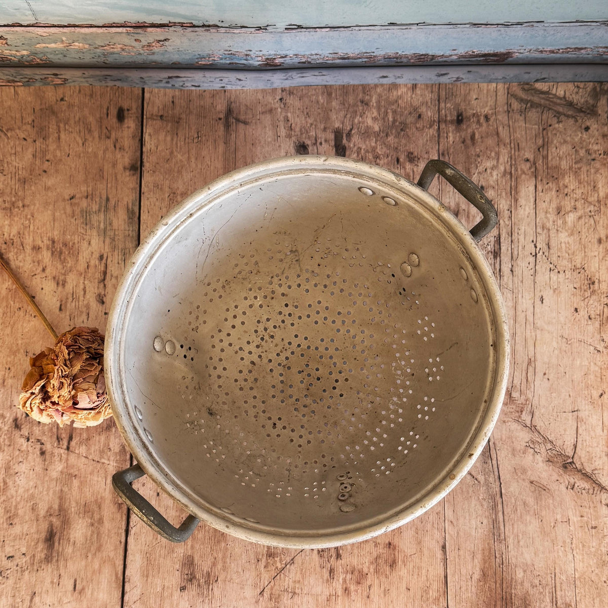 French Vintage Colander, Vintage Kitchenalia, Cookware – detail 3