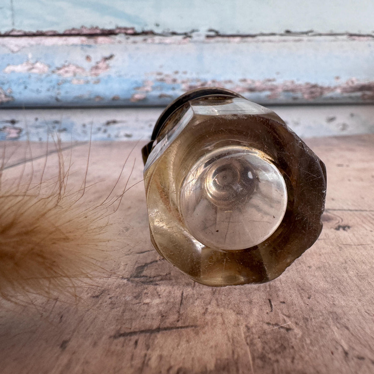 Antique Glass Mustard Pot, Vintage Home, Tableware – detail 7