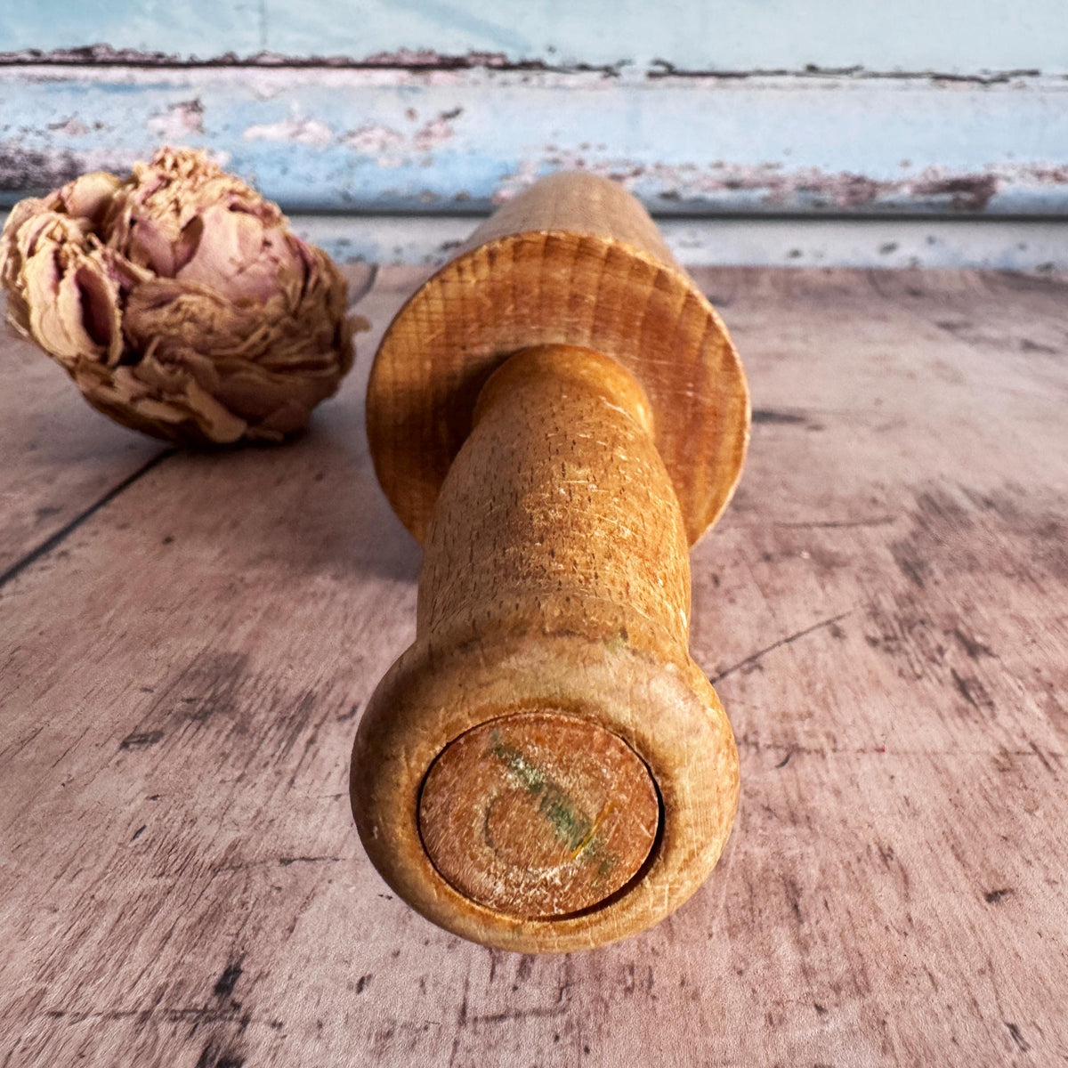 Vintage Wooden Rolling Pin – detail 4