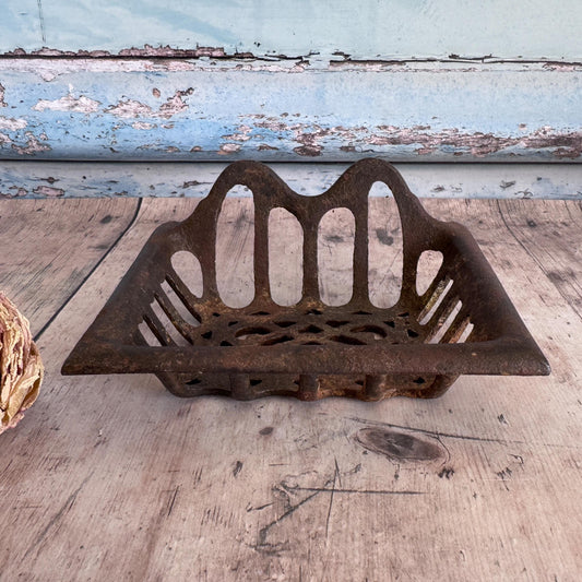 French Vintage Cast Iron Soap Dish, Vintage Bathroom, Farmhouse Decor