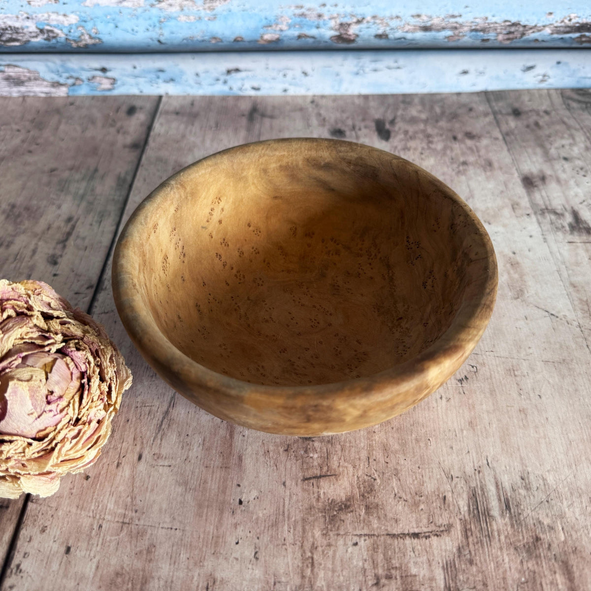 Antique Nesting Wooden Bowls – detail 6