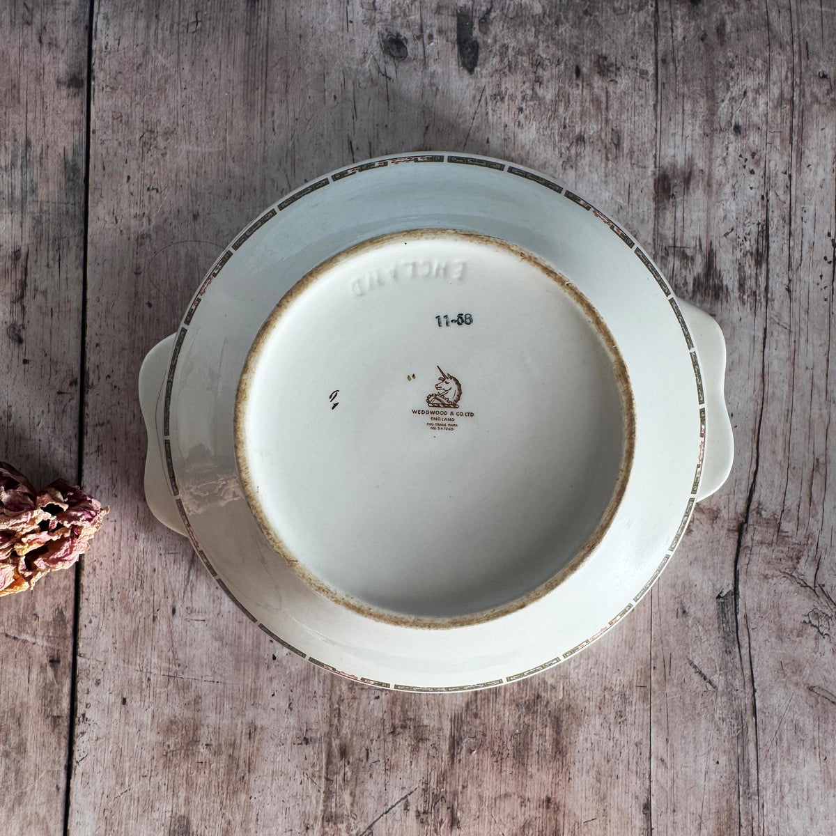 Vintage Wedgwood Indian Tree Lidded Tureen – detail 6