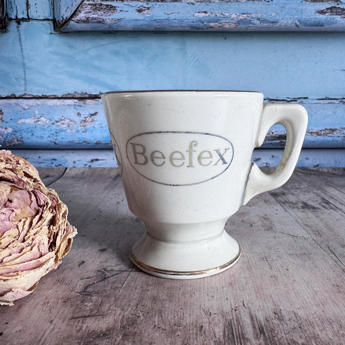 Vintage Beefex Mug, Collectible Advertising, Vintage Memorabilia