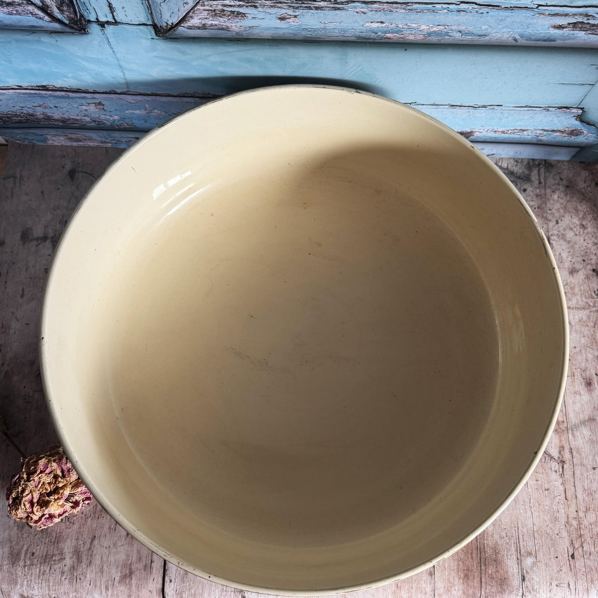 French Antique Art Deco Ceramic Washing Bowl – detail 3